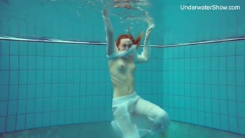 Diana's Alluring Underwater Shower Seduction