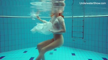 Diana's Alluring Underwater Shower Seduction