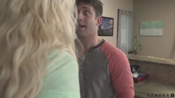 Aubrey Kate Steals the Show with Her Step Sister's Massive Dick