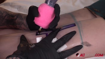 Evilyn Ink's Tattooed Temptation in Threesome Frenzy