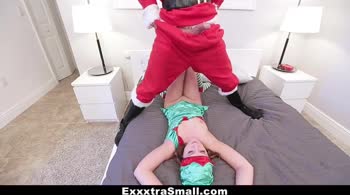 Exxxtra Small - Stuffing Lizzie Bell's Extra Small Stocking!