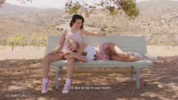 Nancy A & Hayli Sanders: Steamy Outdoors Lesbian Romance