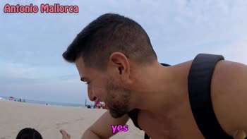 Antonio Mallorca's Lucky Find on Copacabana Beach: A Brazilian Babe's Massage Ends in Passion