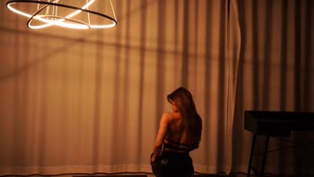 BittersGirl's Sultry Solo Debut: Hot Blonde Strips Down