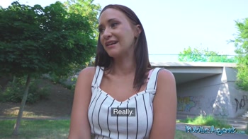 Public Agent - The Perfect Tits and Perfect pink pussy and asshole