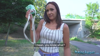 Public Agent - The Perfect Tits and Perfect pink pussy and asshole