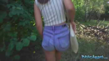 Public Agent - The Perfect Tits and Perfect pink pussy and asshole