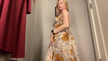 Sierra Ky's Naughty Try-On Haul in the Dressing Room