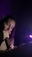PayPerViiew's Hot Tattoo Babe Devours Big Cock in Slow & Sizzling Blowjob