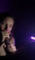 PayPerViiew's Hot Tattoo Babe Devours Big Cock in Slow & Sizzling Blowjob