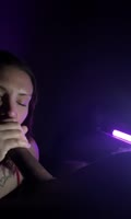 PayPerViiew's Hot Tattoo Babe Devours Big Cock in Slow & Sizzling Blowjob