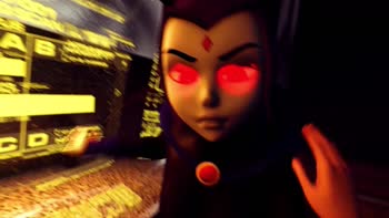 BlackWhiplash1 - Raven's Big Ass Domination with Beast Boy