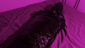 Mummified Bondage Struggle with MySlaveFemboy