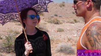 Zoe Oliver Seducing Stepdaddy Marcus London in Outdoors Masturbation