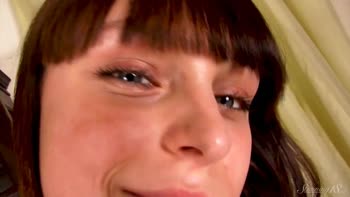 Brunette Beauty Jensine's Sizzling Big Tit Seduction