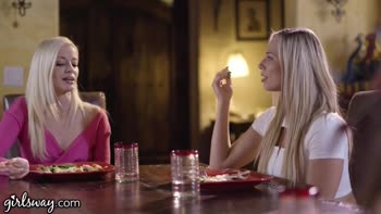 Lesbian Threesome Heat with Charlotte Stokely, Aidra Fox, and Elena Koshka