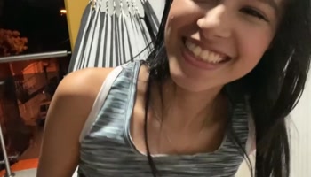 Outdoor anal sex on the balcony. A passerby looks at us!
