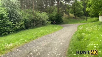 HUNT4K. Hunter Banging. Hot sex with Maya