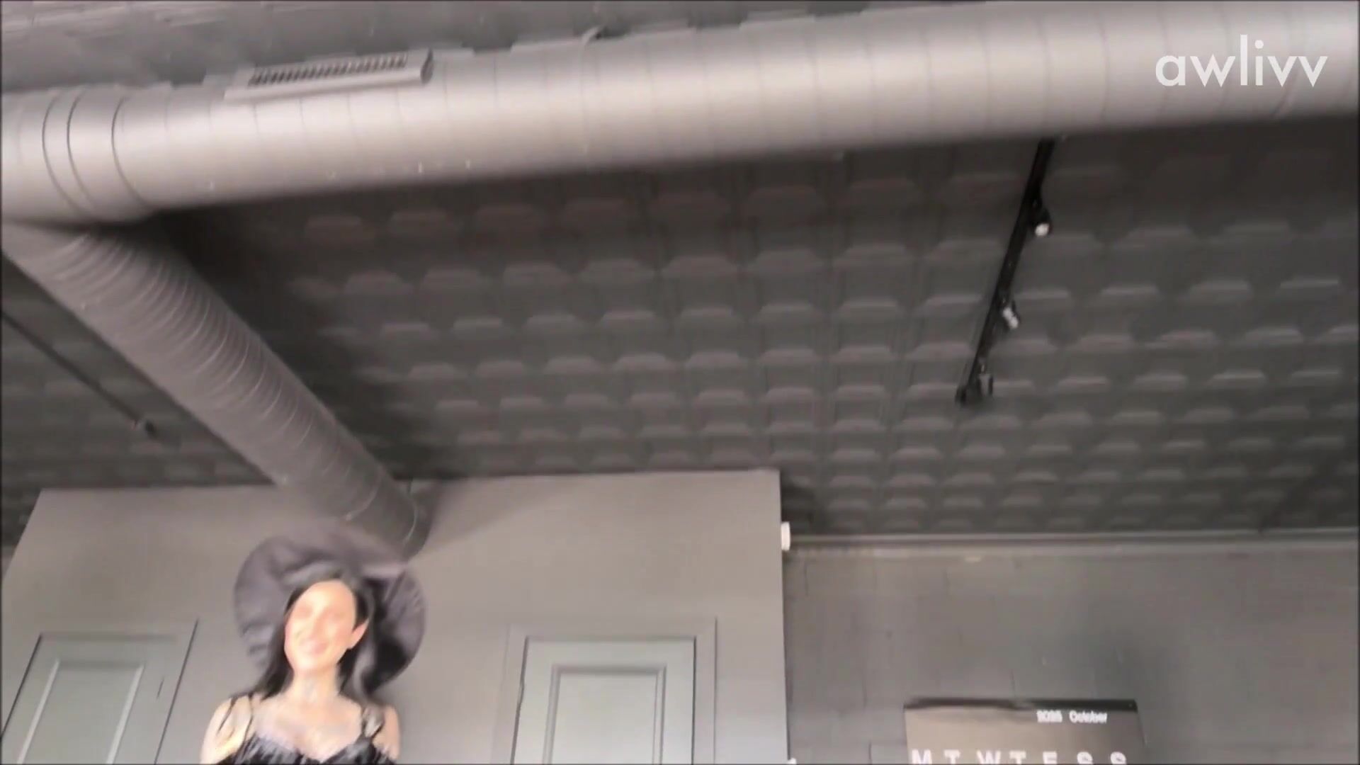 Goth Step Sis Seduces me before Halloween Party - Alex Adams, Awlivv