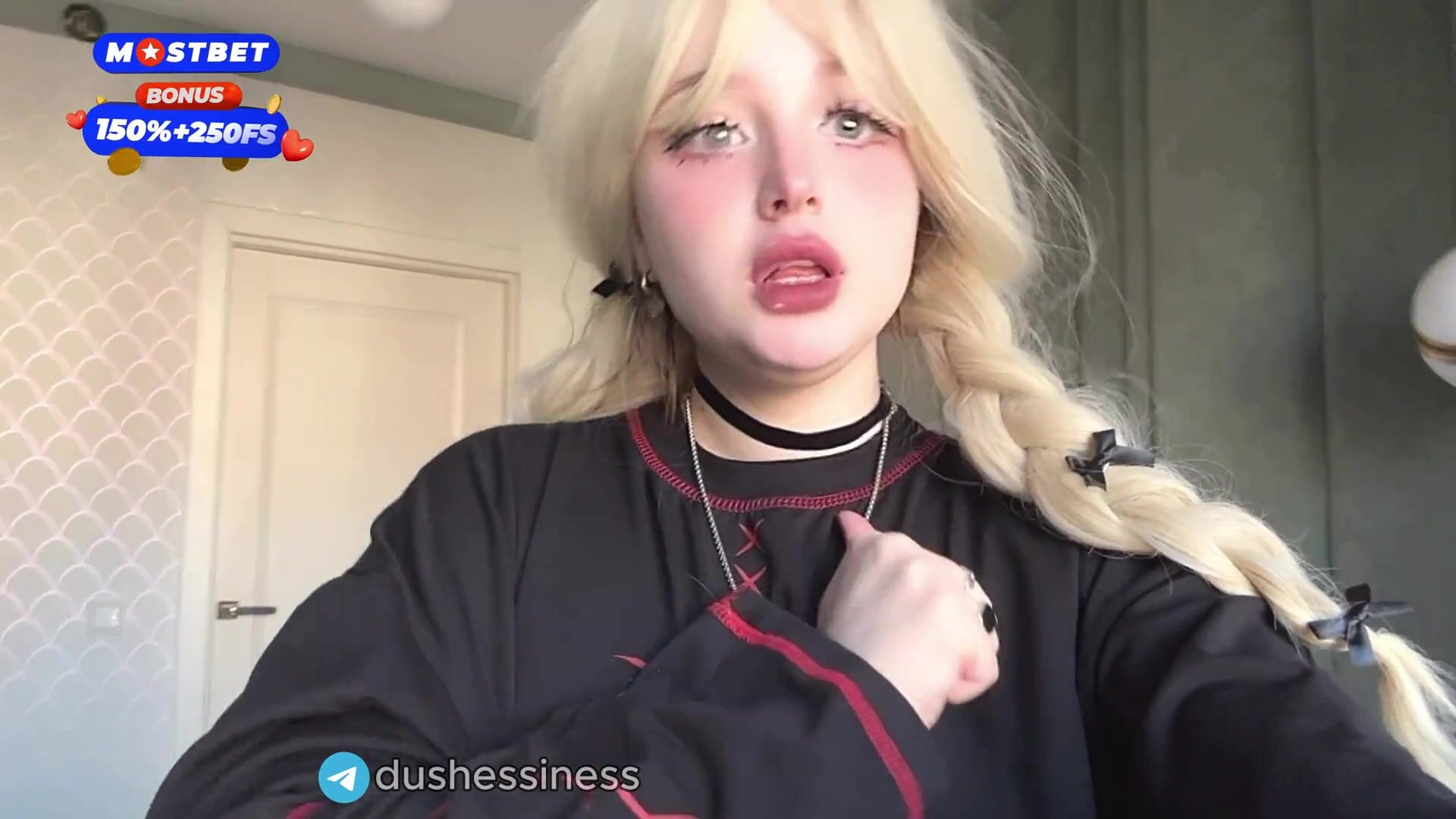 May i Cum in my Tights and then Fill your Mouth with Real SQUIRT? Hot Teen (18+) Goth Girl Videocall you