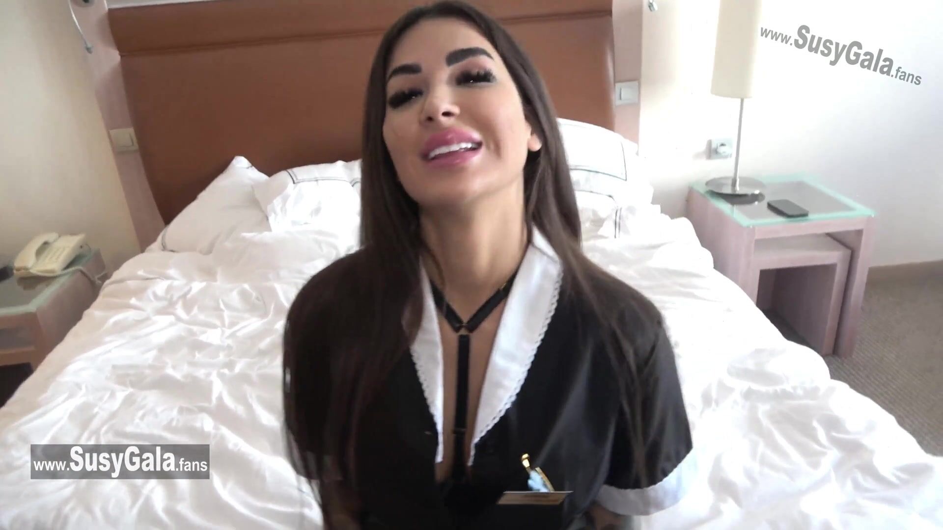 ROOM SERVICE HARD ROUGH SEX - Fucking Hard with a Big Cock - Nick Moreno & Susy Gala