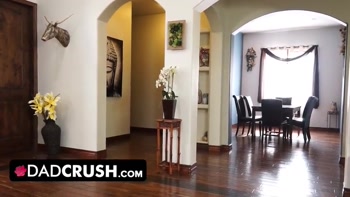 DadCrush - Generous Stepdad Helps His Nervous Stepdaughter Release The Tension Before Job Interview