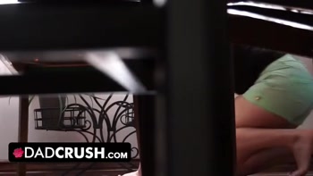 DadCrush - Generous Stepdad Helps His Nervous Stepdaughter Release The Tension Before Job Interview