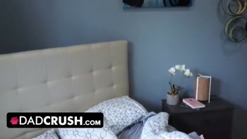 DadCrush - Generous Stepdad Helps His Nervous Stepdaughter Release The Tension Before Job Interview