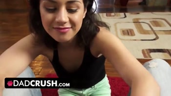 DadCrush - Generous Stepdad Helps His Nervous Stepdaughter Release The Tension Before Job Interview