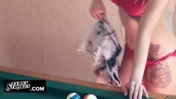 Blonde Bombshell Seduces Stepdad for a Scorching Affair