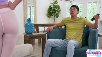 Erin Everheart asks, "Is that a good enough view of this pussy?"