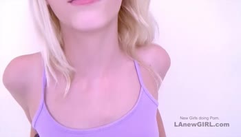 Blue's Sweet Audition: Fresh Cutie Gets Creampied POV