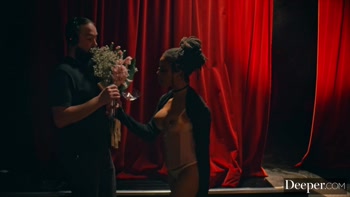 Deeper. Burlesque Dancer Kira Gets Creampied At Afterparty