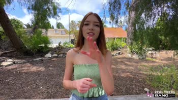 Myra's Wild Woodland Whispers: Teen (18+) Sucks & Fucks in Nature