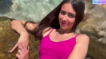 SandraLyd's Sultry Latina Footjob Ends in Cumming Delight
