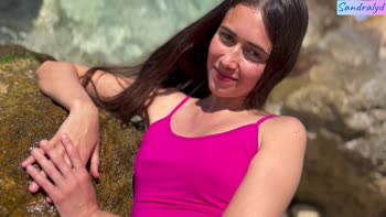 SandraLyd's Sultry Latina Footjob Ends in Cumming Delight