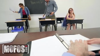 MOFOS - Horny College Student Scarlett Johnson Gets Seduced By Her Professor In A Private Office Session