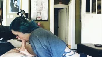Batty Banshee's Dildo Tease: Tattooed Teen (18+) Treat