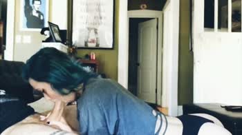 Batty Banshee's Dildo Tease: Tattooed Teen (18+) Treat