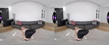 Blonde Babe's Yoga Orgasm: Virtual Reality Masturbation