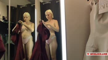 MyCandyAlice's Fitting Room Frenzy: Transparent Clothes Try-On Haul