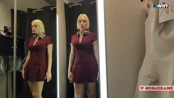 MyCandyAlice's Fitting Room Frenzy: Transparent Clothes Try-On Haul