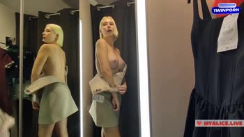 MyCandyAlice's Fitting Room Frenzy: Transparent Clothes Try-On Haul