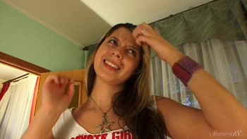 Flora's Fiery Solo: Big Tits, Sizzling Orgasm