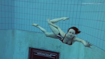 Lada's Underwater Seduction: A Russian Teen (18+)'s Bikini Show