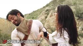 Susy Gala Rides Outlaw Nick Moreno in Outdoor Seduction