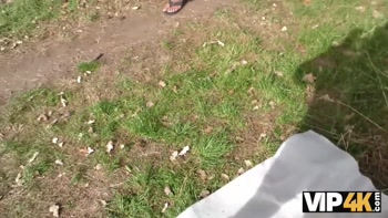 Vip4K.Hunter meets girl on public beach and has anal sex with her
