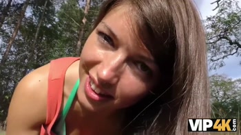 Vip4K.Hunter meets girl on public beach and has anal sex with her
