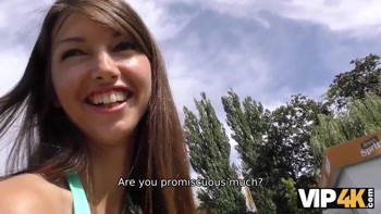 Vip4K.Hunter meets girl on public beach and has anal sex with her