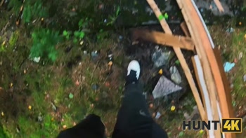 HUNT4K. Sata Jones showed her tits and then it happened...